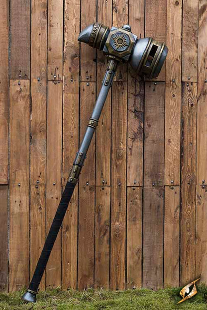 Epic Armoury Sun Hammer (135 cm) - Tweehandige LARP Strijdhamer Epic Armoury