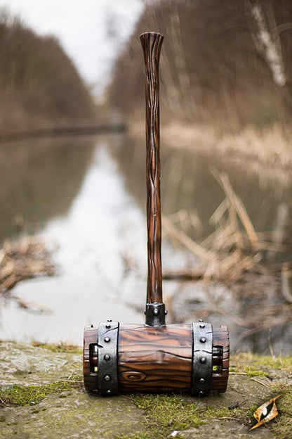 Epic Armoury War Mallet (101 cm) - Tweehandige Houten Strijdhamer Epic Armoury