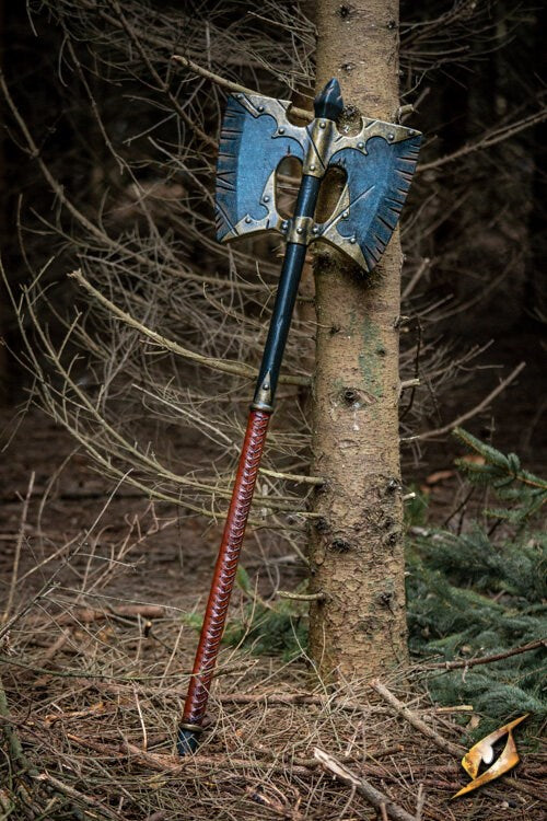 Epic Armoury Double Headed Chaos Axe (140 cm) - LARP Stafwapen Epic Armoury