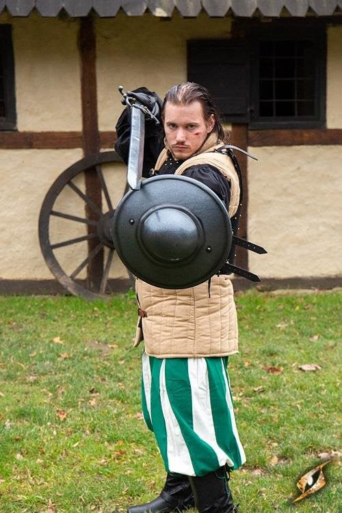 Fencing Buckler (25 cm) | LARP Beukelaar (Latex Coated) Epic Armoury