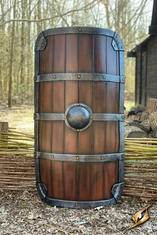 Reinforced Tower Shield (130cm) | LARP Schild (Latex Gecoat) Epic Armoury