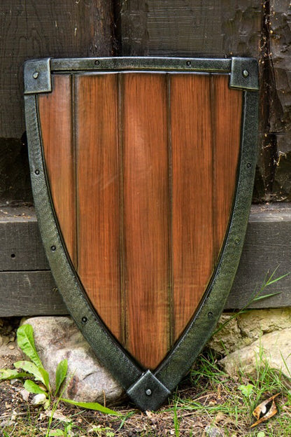 Crusader Schild (70x50cm) | LARP Heater Schild (Latex Coated) Bruin Epic Armoury