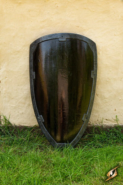 Black Knight Schild (90x60cm) | Hybride LARP Schild (Latex/PU) Epic Armoury