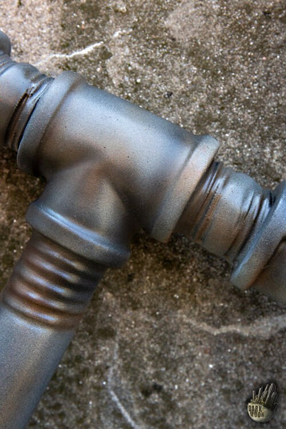 Dark Moon Pipe Hammer (65 cm) - Improvised Post-Apoc LARP Wapen Dark Moon