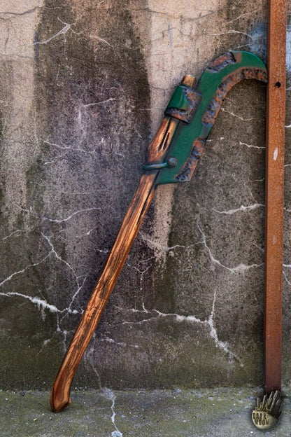 Dark Moon Bush Hook (85 cm) - LARP Wapen (Improvised Machete) Groen Dark Moon