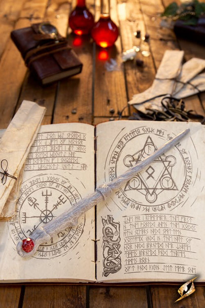 Epic Armoury Druid Wand (35 cm) - Houten Toverstaf (Natuur Stijl) Wit Epic Armoury