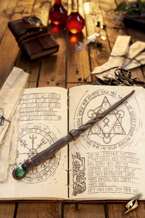 Epic Armoury Druid Wand (35 cm) - Houten Toverstaf (Natuur Stijl) Bruin Epic Armoury