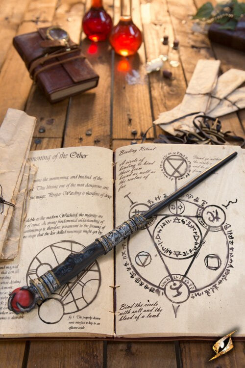 Epic Armoury Durentius Wand (35 cm) - Houten Toverstaf Zwart Epic Armoury