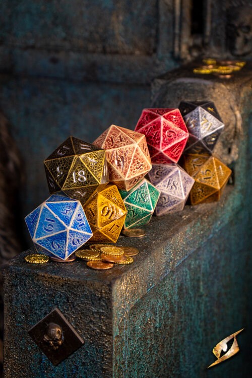 Epic Armoury Zachte Polyurethaan D20 Dobbelsteen voor Rollenspellen en LARP Epic Armoury