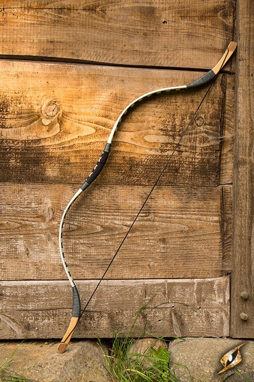 Epic Armoury LARP Horsebow (Wooden Tips) 123 cm - Ambidexter (24-26 lbs) Grijs Epic Armoury