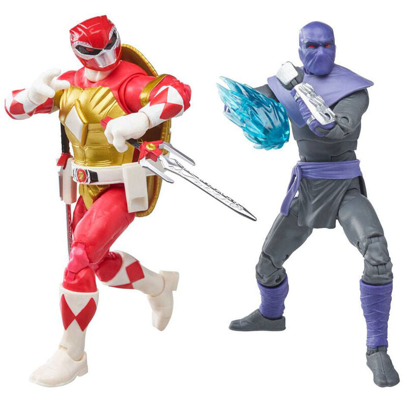Raphael Red Ranger vs Foot Soldier Tommy Set | 15cm Crossover Hasbro