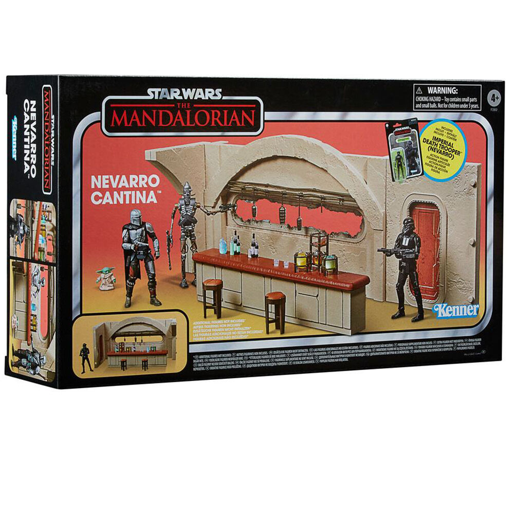 Star Wars The Vintage Collection Nevarro Cantina Playset + Death Trooper 3.75" Hasbro