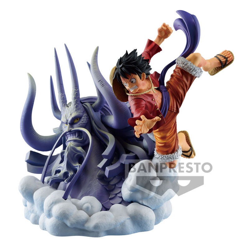 Luffy 'The Brush' Figuur (Dioramatic) | 20cm One Piece (2D Verf) Banpresto