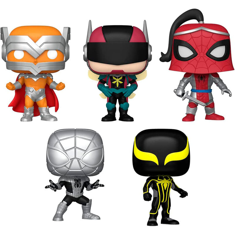 Funko POP! Marvel: Spider-Man Beyond Amazing 5-Pack Exclusive (Year of the Spider) Funko