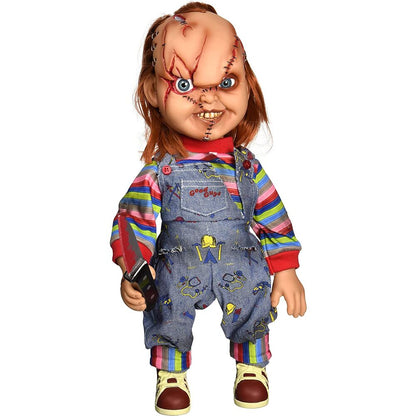 Chucky Pratende Figuur (Child's Play) | 38cm Grote Doll Mezco Toyz