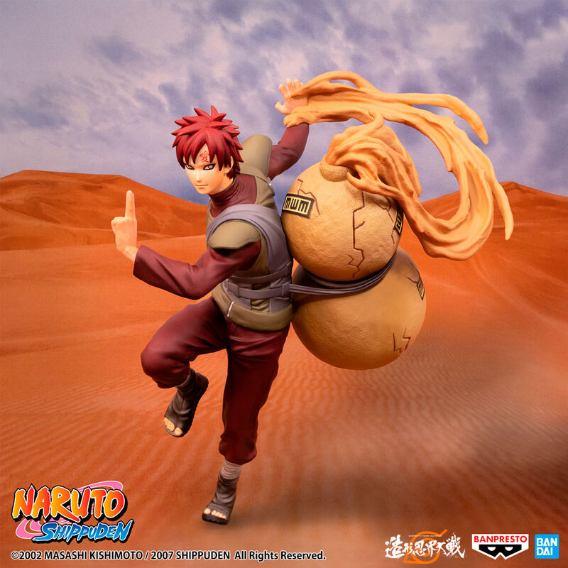 Gaara 'F. Colosseum' Figuur (Banpresto) | 12cm Naruto Shippuden Banpresto