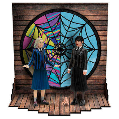 Wednesday & Enid Set 2 Figuren | 9.5cm Netflix Serie Mezco Toyz