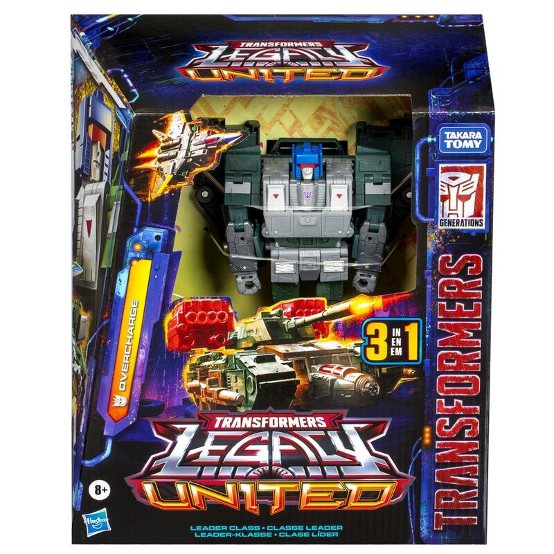Overcharge Legacy United Figuur | 19cm Converteerbare Robot Hasbro