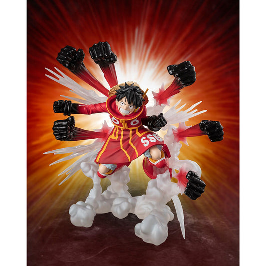 Luffy Figuarts Zero 'Hawk Gatling' Figuur | 15cm One Piece Tamashi Nations