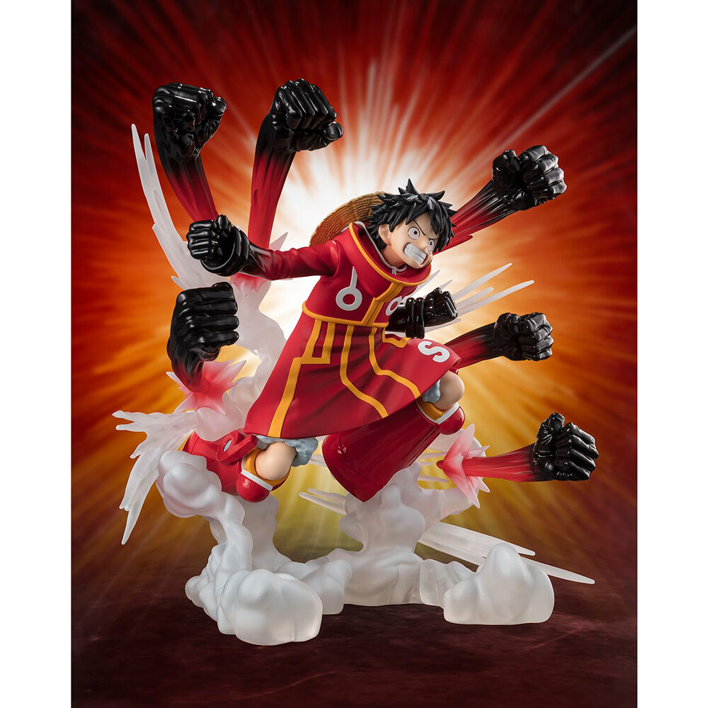 Luffy Figuarts Zero 'Hawk Gatling' Figuur | 15cm One Piece Tamashi Nations
