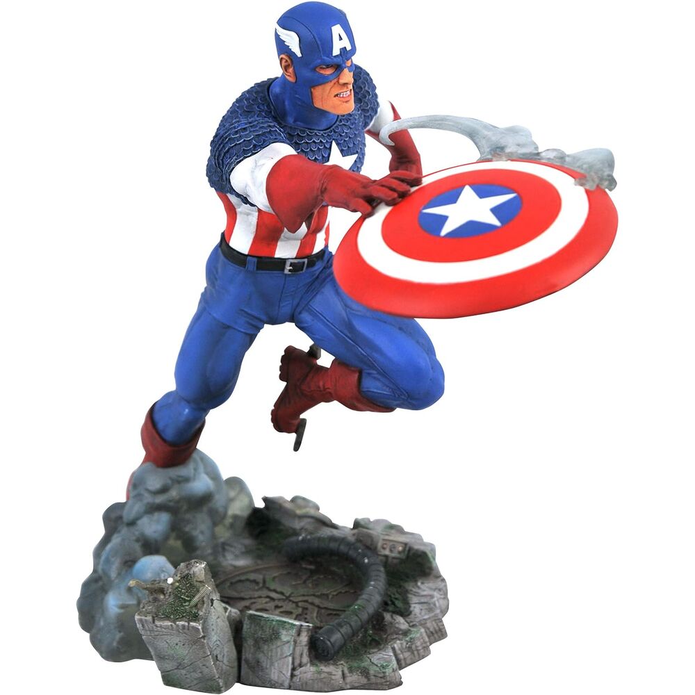 Captain America Statue (Comic Gallery) | 25cm Marvel Diamond Select