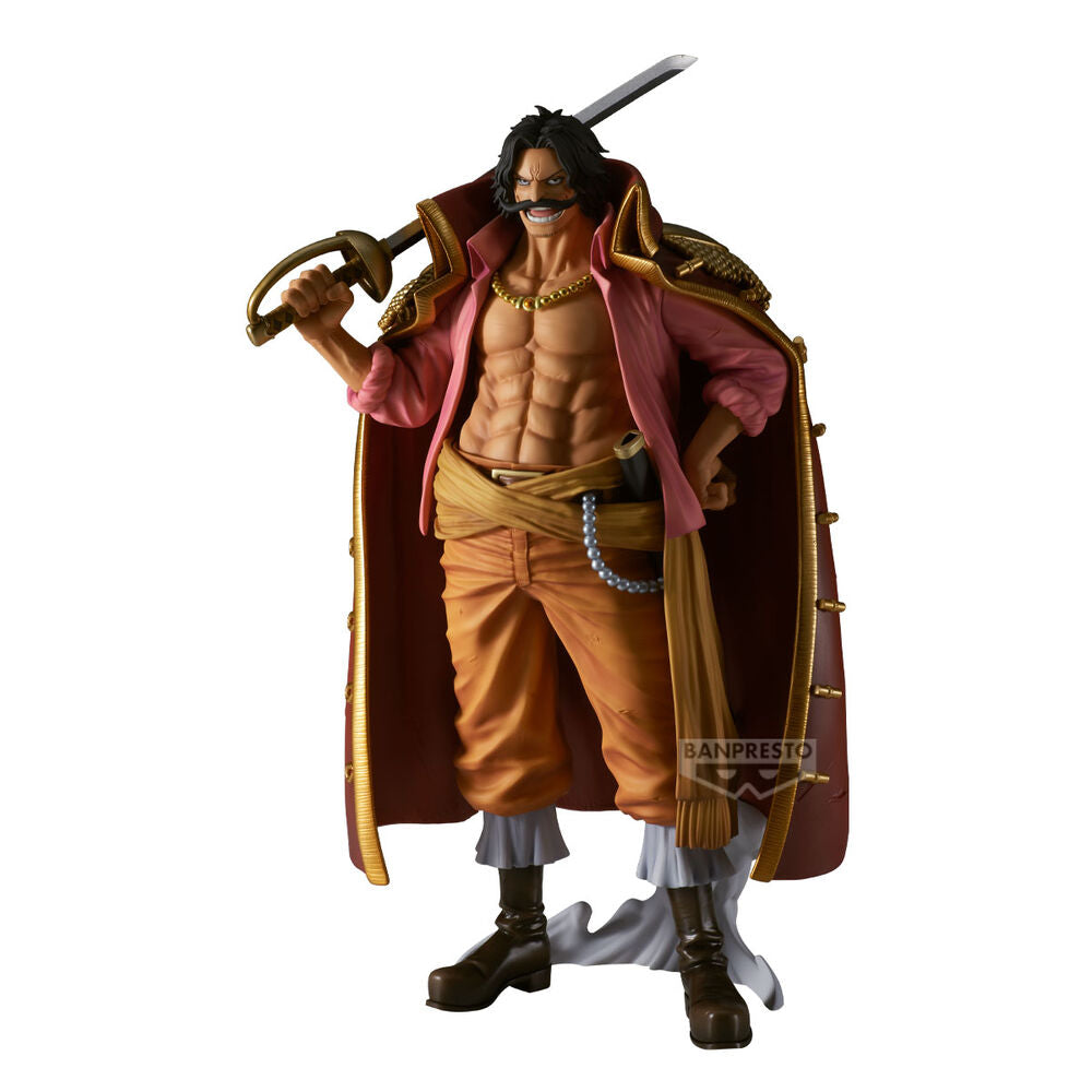 Gol D. Roger 'The Brush' Figuur (Banpresto) | 30cm One Piece Banpresto