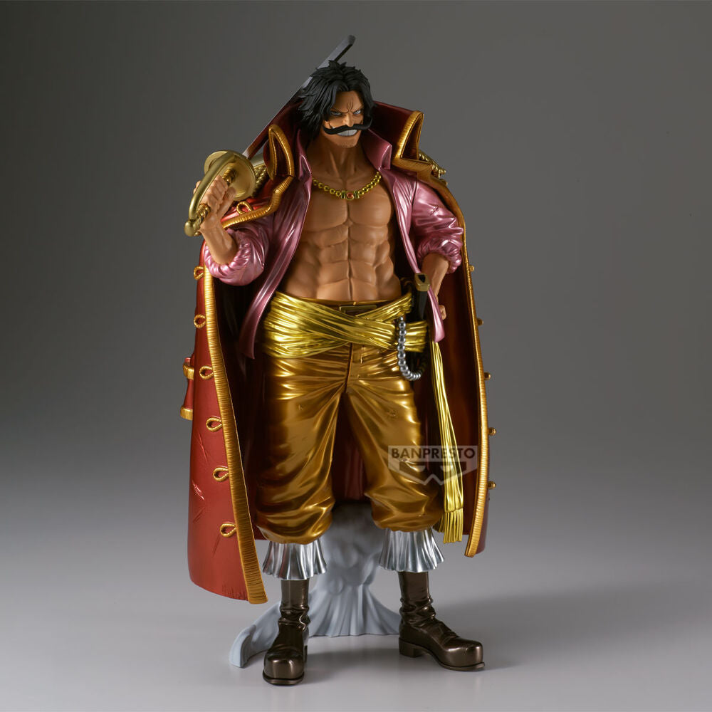 Gol D. Roger 'The Metallic' Figuur (Banpresto) | 30cm One Piece Banpresto