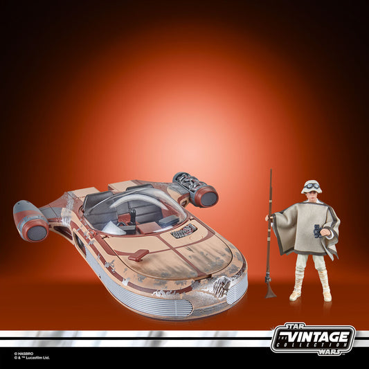 Star Wars Landspeeder & Luke Skywalker Figuur | 9.5cm Set Hasbro