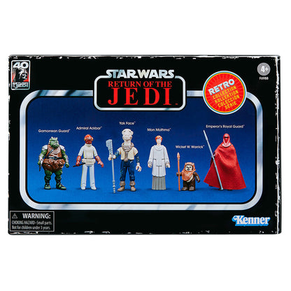Star Wars Retro Collection Set 6 Figuren (Return of the Jedi) | 9.5cm Hasbro