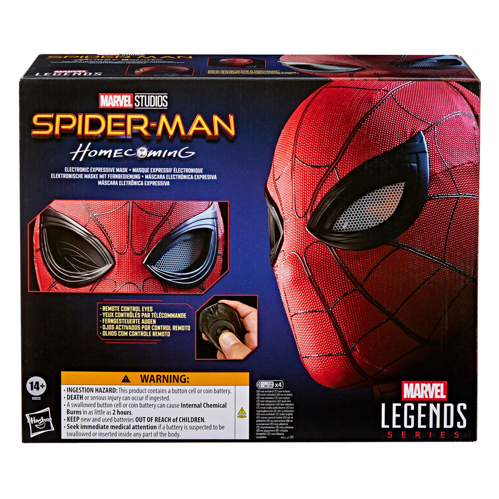 Spiderman Homecoming Elektronisch Masker | Marvel Legends Roleplay Hasbro