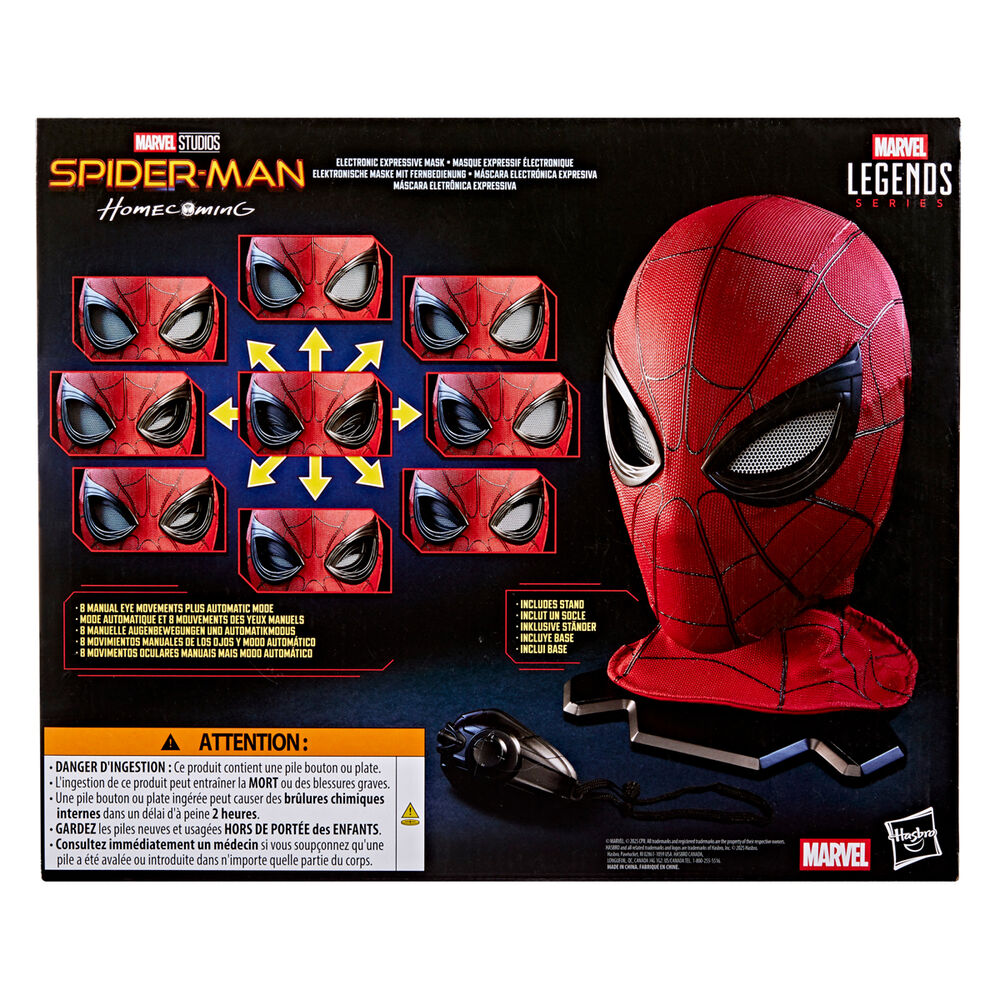 Spiderman Homecoming Elektronisch Masker | Marvel Legends Roleplay Hasbro