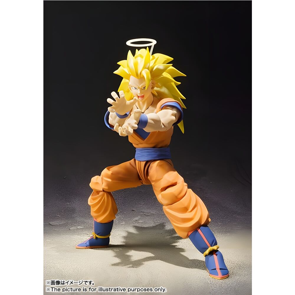 Goku Super Saiyan 3 S.H. Figuarts | 16cm DBZ Action Figure Tamashi Nations