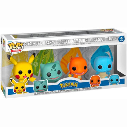 Pokémon Starters Funko POP! Set 4 Figuren (Exclusief) Funko