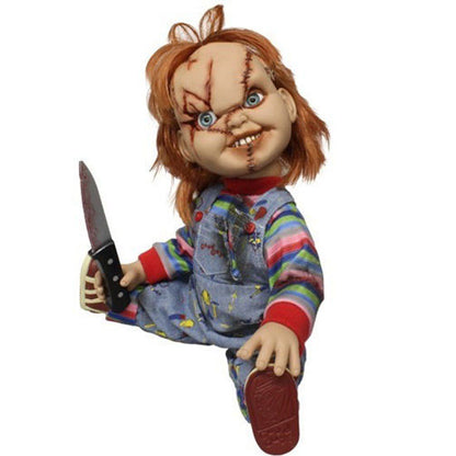 Chucky Pratende Figuur (Child's Play) | 38cm Grote Doll Mezco Toyz