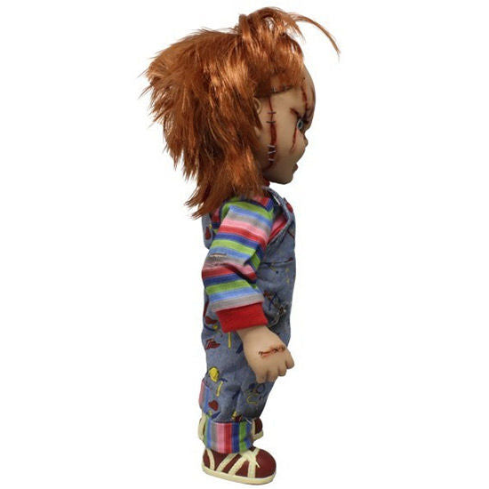 Chucky Pratende Figuur (Child's Play) | 38cm Grote Doll Mezco Toyz