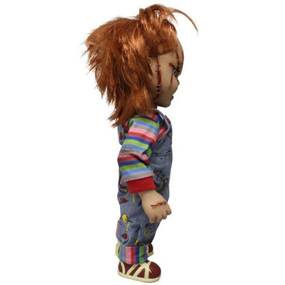 Chucky Pratende Figuur (Child's Play) | 38cm Grote Doll Mezco Toyz