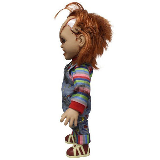 Chucky Pratende Figuur (Child's Play) | 38cm Grote Doll Mezco Toyz