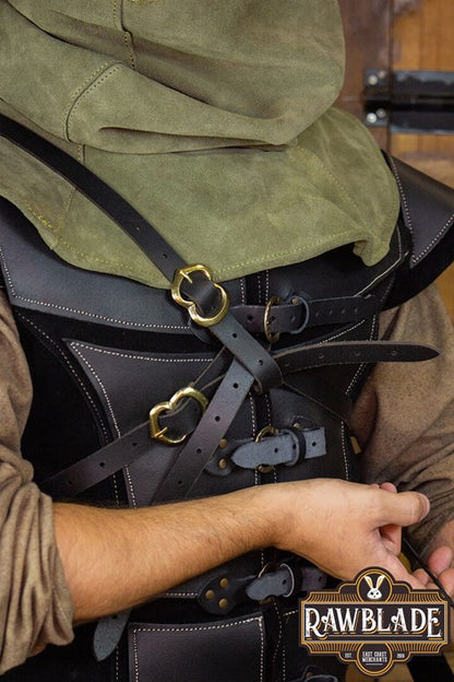 Rawblade Cernunnos Quiver (Rugkoker) - Keltisch Leer & Bont Rawblade